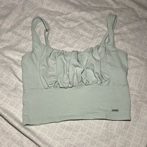 Mint Green Hollister Crop Top